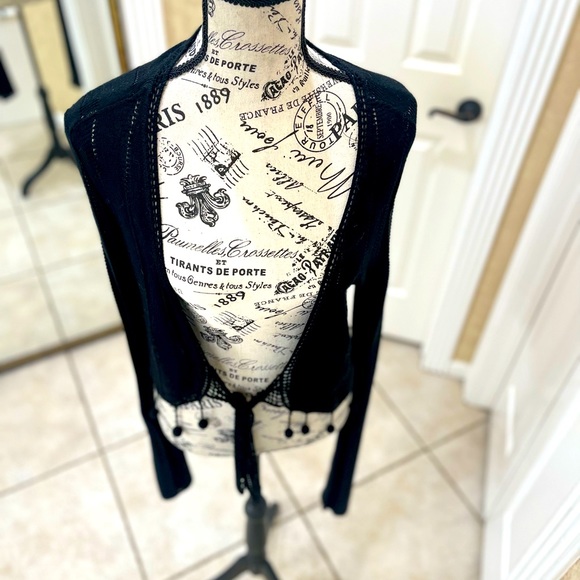 SOLD $32 White House Black Market Cardigan Sweater Wrap - Picture 3 of 10